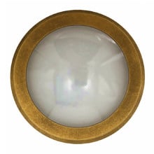 240V AC Antique Brass LED Step Light